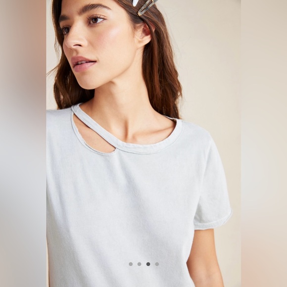 Anthropologie-T.la Mariela Cut Out Tee - Picture 1 of 6